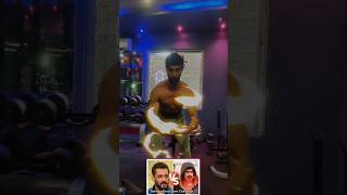 Salman Khan challenge Lawrence bishnoi 🔥🤬 motivation gym ytshorts workout muscle [upl. by Anawek]