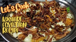 Koshari Egyptian Recipe How To Cook Koshari  marahjaycollection [upl. by Esiocnarf182]