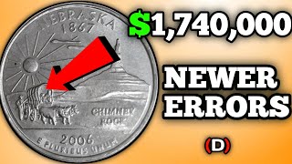 NEWER ERROR QUARTERS WORTH MONEY  COINS WORTH MONEY  RARE COINS [upl. by Pozzy]