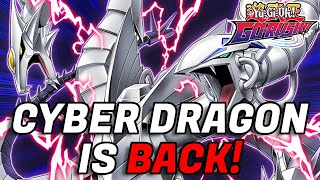 BEST RUSH DUEL F2P DECK CYBER DRAGON duel links [upl. by Jarlathus]