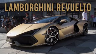 1015 HP Lamborghini REVUELTO 65L V12 in Oro Elios Matt  Spec Overview Startup amp Driving [upl. by Edelson]