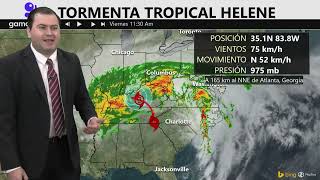 El clima en Monterrey hoy 27 de septiembre de 2024 Gamavisión Noticias [upl. by Eardna185]