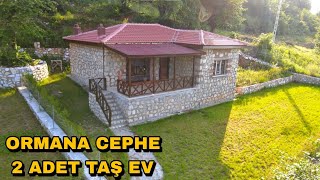 1326 MUSTAFAKEMALPAŞADA ORMANA CEPHE DOĞA İÇİNDE 2 ADET TAŞ EV STONE HOUSE [upl. by Atnahsa]