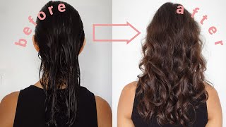 Wavy Hair Method Type 2a2b curls W Not Your Mothers  Denman Brush [upl. by Didier901]