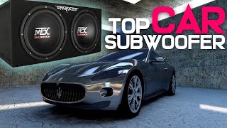 10 Best Car Subwoofers 2019 [upl. by Emolas]