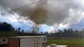 EF2 Tornado Hits Finleyville Pennsylvania  May 11 2024 [upl. by Willdon977]