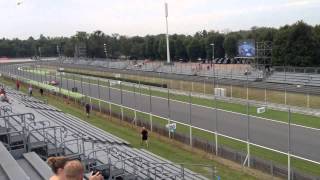 The view from Grandstand 21E near Parabolica at Monza 2014 Italian Formula 1 Grand Prix [upl. by Scutt]