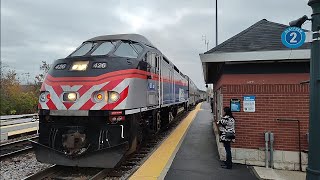 Metra MP36 426 west at Elgin Illinois on November 16 2024 [upl. by Sidwel]