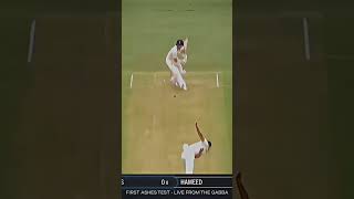 quotStarcs Stunning Strike Burns Bowled First Ball in Ashes Openerquot shorts shortsviral cricket [upl. by Cristiona367]