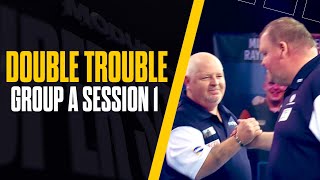 DOUBLE IN DARTS 🎯  Darts  MODUS Super Series  Series 8 Double Trouble  Group A Session 1 [upl. by Teryl]