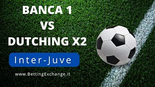 Banca 1 o Dutching X2  InterJuve  Diretta Betting Exchange  Puntata n 183 [upl. by Brose]