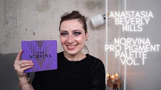 ANASTASIA BEVERLY HILLS  NORVINA PRO PIGMENT PALETTE VOL 1  ОБЗОР ПАЛЕТКИ ТЕНЕЙ [upl. by Darrell]