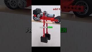 Lego Auto muss immer schmalere Brücken überqueren 🚗⚙️ auto lego bridge wissen [upl. by Zetrac]