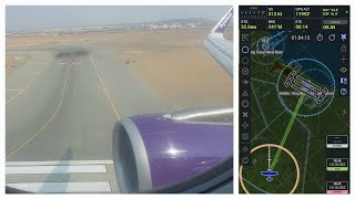 Air Navigation  Flight Monitoring  Flyadeal  Riyadh  Jeddah  King Khalid International Airport [upl. by Ahsielat]