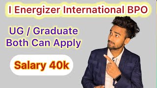 I Energizer International BPO Company In Noida internationaljobs noidamejob ienergizer [upl. by Fiona355]