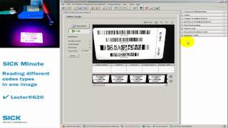 Reading different code types in one image with LECTOR®620 from SICK  SICK AG [upl. by Deenya]