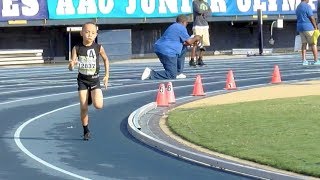 8YearOld Runs National 1500m Record At AAU [upl. by Minni]