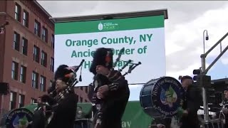 Bostonians hit the streets for St Patricks Day [upl. by Yerhcaz623]