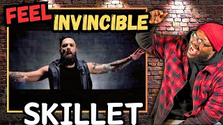 Skillet  quotFeel Invinciblequot Official Music Video REACTION skillet [upl. by Mufi]