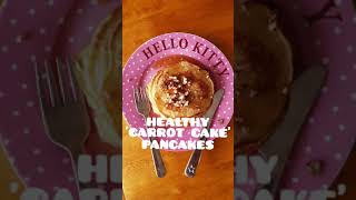 shorts HEALTHY CARROT CAKE PANCAKES  KIDS RECIPE IDEAS TODDLER RECIPES [upl. by Refinnaej]