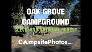 Oak Grove Campground Cleveland National Forest California [upl. by Rhys]