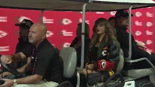 Taylor Swift back at Arrowhead Stadium for Monday Night Football [upl. by Hoban]