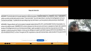 Audiencia de Apelación del Tribunal de Contrataciones del Estado S4EXP95832024TCE 23092024 [upl. by Arabela]