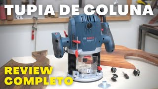 Tupia de Coluna  O review mais completo da GOF 130 Bosch no Youtube [upl. by Polak]