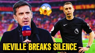 Gary Neville breaks silence on David Coote video  He shouldnt lose his career [upl. by Annahsirhc659]