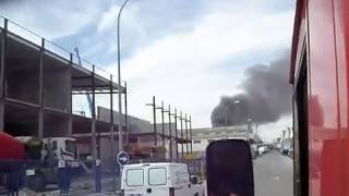 Bomberos Incendio nave acetileno [upl. by Resay34]