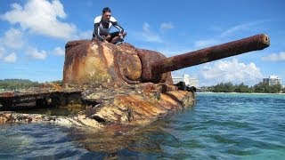 Sherman Tanks  Saipan  Freediver HD [upl. by Assenna]