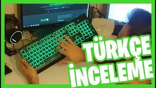 RAZER CYNOSA CHROMA RGB TR TÜRKÇE İNCELEME VE KUTU AÇILIMI [upl. by Eisteb]