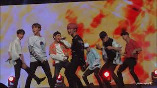 170804 Music Bank in SG  BTS  불타오르네 FIRE [upl. by Sucitivel]