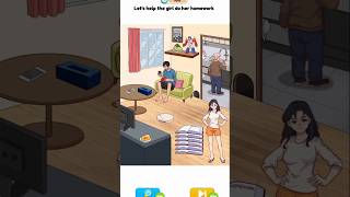 Annoying puzzle game level 3 Lets help the girl do her homework📝 puzzlegame annoyingpuzzlegame [upl. by Aver]