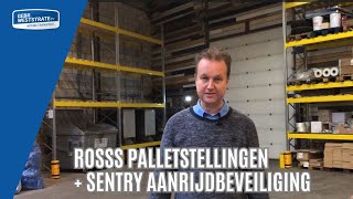 Nieuwe Rosss palletstellingen  Sentry aanrijdbeveiliging geleverd en gemonteerd in Breda [upl. by Gwenore]