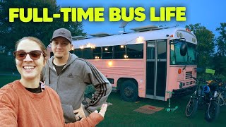 30 Days on the Road FullTime Bus Life [upl. by Elkraps]