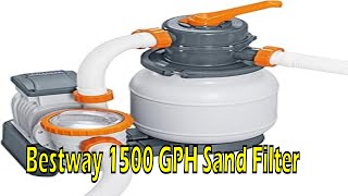 Bestway 1500 GPH Sand Filter PolySphere Balls [upl. by Names]