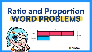 Ratio proportion word problems  Primary 5 math [upl. by Einahteb61]