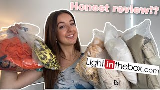 LIGHT IN THE BOX TRY ON HAUL  HONEST REVIEW [upl. by Oslec]