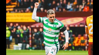 CELTIC CRUISE AGAINST MOTHERWELL TO TAKE LEAGUE LEAD [upl. by Aikram]