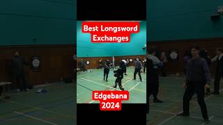 Longsword Tournament Best Exchanges  Edgebana 2024 martialarts fencing hema italianlongsword [upl. by Golightly413]