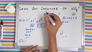 Lewis dot structure of NO3 ion  Nitrate ion lewis structure [upl. by Adnirem548]