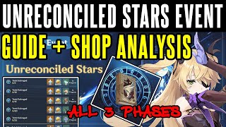 Unreconciled Stars Full Event Guide and Shop Analysis  Meteorite Locations  Genshin Impact [upl. by Fadden949]