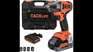 TACKLIFE T20 20V Brushless High Torque Impact Wrench Kit [upl. by Ark896]