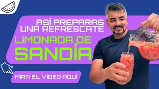 ¡Cómo hacer limonada de sandía Recetas [upl. by Leodora]