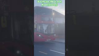 Bus Route 198 at Ash Road explore tfl southlondon tfl fortheloveofbuses fypシ゚viral shorts [upl. by Sidnarb131]