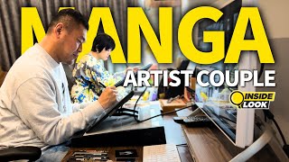 Day in the life of Japanese Manga artist Couple  Paolo from Tokyo Mangaka Anime [upl. by Samuella]