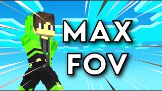 Using Max FOV To Win Hive Bedwars [upl. by Corwin]