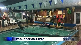 Tragedy averted when roof collapses at Schomberg swim school [upl. by Anenahs]