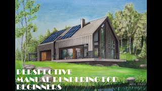 SCANDINAVIAN HOUSE DESIGN MANUAL RENDERING FOR BEGINNERS [upl. by Nageam827]